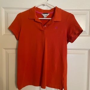 Lilly Pulitzer polo shirt orange